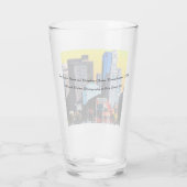 The Custom House Boston USA Poster Kaart Glas (Achterkant)