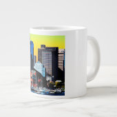 The Custom House Boston USA Poster Kaart Grote Koffiekop (Voorkant rechts)