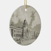 The Custom House, Dublin, 1792 (graving) Keramisch Ornament (Rechts)