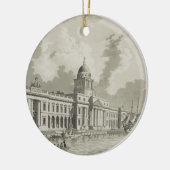 The Custom House, Dublin, 1792 (graving) Keramisch Ornament (Links)