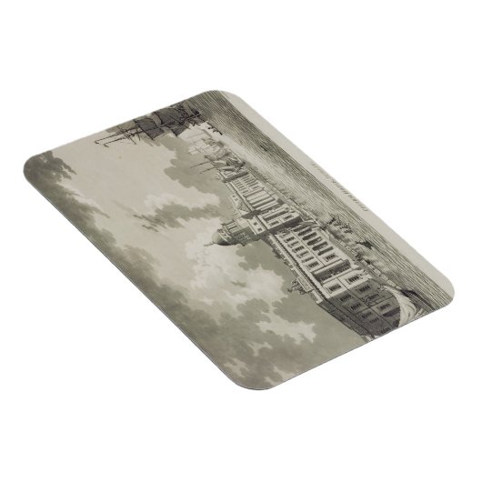 The Custom House, Dublin, 1792 (graving) Magneet (Rechterzijde)