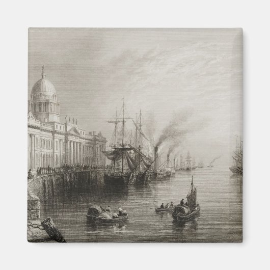 The Custom House, Dublin Magneet (Voorkant)