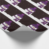 The Cute Armless Snowman Cadeaupapier (Hoek)