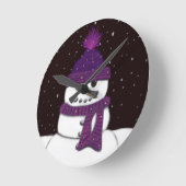 The Cute Armless Snowman Ronde Klok (Hoek)