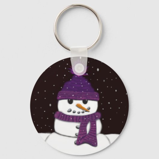 The Cute Armless Snowman Sleutelhanger (Voorkant)