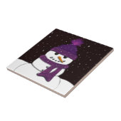 The Cute Armless Snowman Tegeltje (Zijkant)