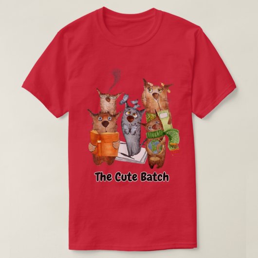 The Cute Batch Cat Halloween Funny Holiday 273 T-shirt (Design voorkant)
