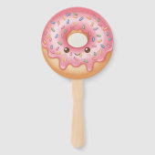 "The Cute Donut" – Sweet and Festive Illustration Handwaaier (Achterkant)
