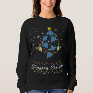 The Cute Stingray kerstboom Pajama Matching Co Trui