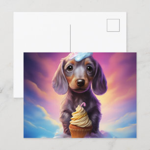 The Cute World of Puppies Briefkaart