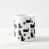 The Cutest Black Cat Mug Gift for Cat Lovers Koffiemok (Center)