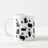 The Cutest Black Cat Mug Gift for Cat Lovers Koffiemok (Links)