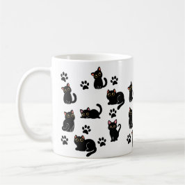 The Cutest Black Cat Mug Gift for Cat Lovers Koffiemok