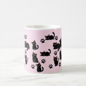 The Cutest Black Cat Mug Gift for Cat Lovers Koffiemok (Center)