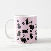 The Cutest Black Cat Mug Gift for Cat Lovers Koffiemok (Links)