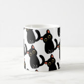 The Cutest Black Cat Mug Gift For Cat Lovers Koffiemok (Center)
