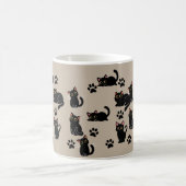 The Cutest Black Cat Mug Gift for Cat Lovers Koffiemok (Center)