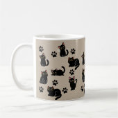 The Cutest Black Cat Mug Gift for Cat Lovers Koffiemok (Links)