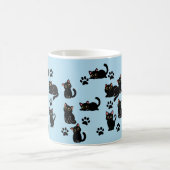 The Cutest Black Cat Mug Gift for Cat Lovers Koffiemok (Center)
