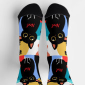 The Cutest Black Cat Socks - Black Cat Gift Sokken (Top)