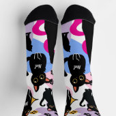The Cutest Black Cat Socks - Black Cat Gift Sokken (Top)