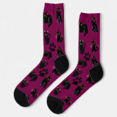 The Cutest Black Cat Socks Gift for Cat Lovers Sokken (Links)