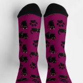 The Cutest Black Cat Socks Gift for Cat Lovers Sokken (Top)
