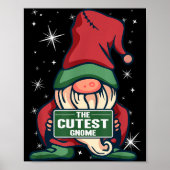 The Cutest Gnome Xmas Elf Matching Family Christma Poster (Voorkant)