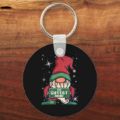 The Cutest Gnome Xmas Elf Matching Family Christma Sleutelhanger (Voorkant)