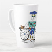 The Cyclist' - Life's Next Big Adventure Latte Mok (Linkerhoek)