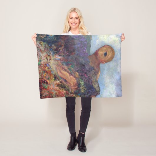 The Cyclops, Redon, 1898-1900 Fleece Deken (In situ)