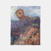 The Cyclops, Redon, 1898-1900 Fleece Deken (Voorkant)