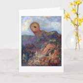 The Cyclops, Redon, 1898-1900 Kaart (Gele Bloem)