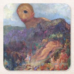 The Cyclops, Redon, 1898-1900 Kartonnen Onderzetters