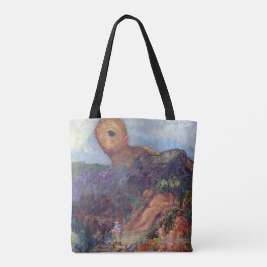The Cyclops, Redon, 1898-1900 Tote Bag (Achterkant)