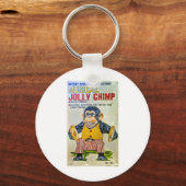 The Cymbal Monkey Sticker  Sleutelhanger (Voorkant)
