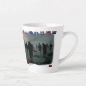 The D Day on June 6th 1944 on a Ceramic Coffee Latte Mok (Rechts)