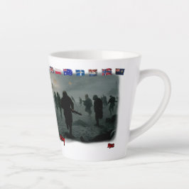 The D Day on June 6th 1944 on a Ceramic Coffee Latte Mok
