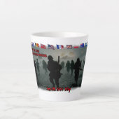 The D Day on June 6th 1944 on a Ceramic Coffee Latte Mok (Voorkant)