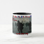 The D Day on June 6th 1944 on a Ceramic Coffee Mok (Midden)