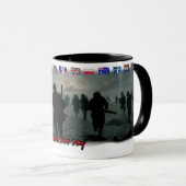 The D Day on June 6th 1944 on a Ceramic Coffee Mok (Voorkant rechts)