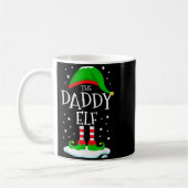 The Daddy Elf Christmas Family Matching Xmas Dad G Koffiemok (Links)