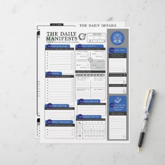 The Daily Manifest - Christelijke planning & gebed Briefhoofd
