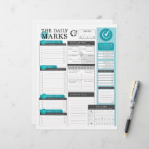 The Daily Marks - Gedetailleerde dagelijkse planni