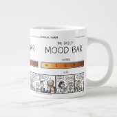 The Daily Mood Bar Coffee Mug Grote Koffiekop (Rechts)