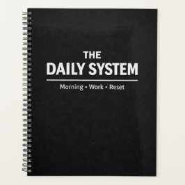 The Daily System Planner Morning Work Reset