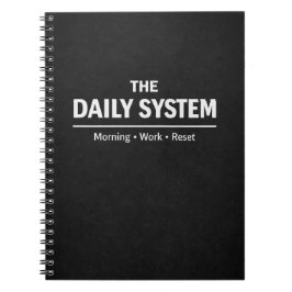 The Daily System Planner Morning Work Reset Notitieboek
