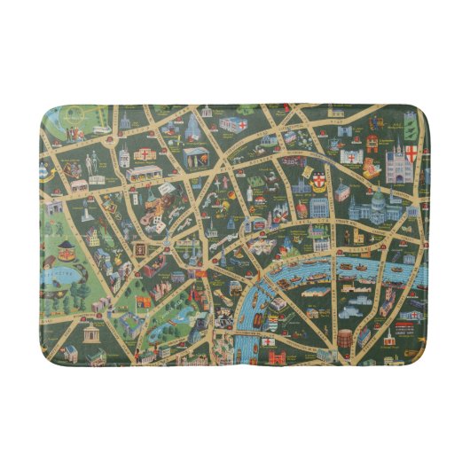 The Daily Telegraph Afbeelding Map of London Badmat (Voorkant)