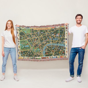 The Daily Telegraph Afbeelding Map of London Deken