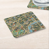 The Daily Telegraph Afbeelding Map of London Kartonnen Onderzetters (Schuin)